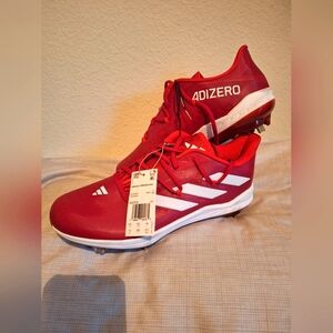 Adidas adizero afterburner size 10 RED